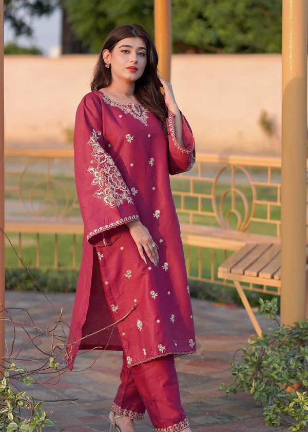 Urwa 2pc-Embroidered - Haveli