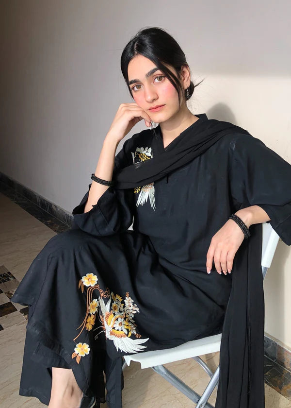 Zoe 2pc-Embroidered- Haveli