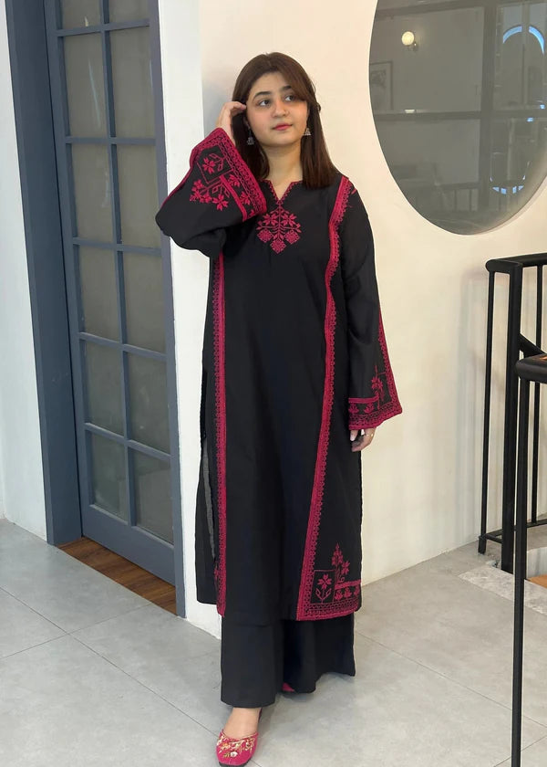 Black Noir 2pc-Embroidered- Haveli