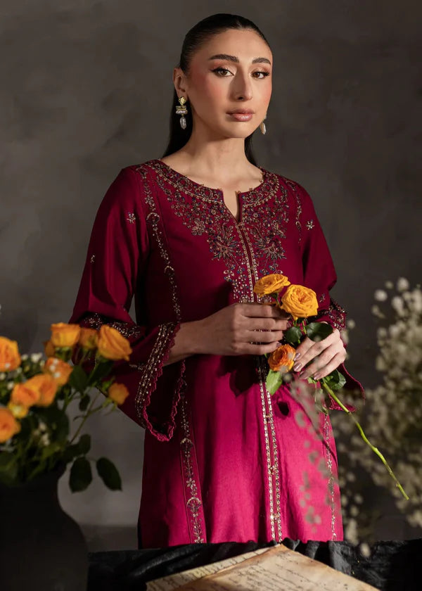 Lush Eyes 2pc-Embroidered- Haveli