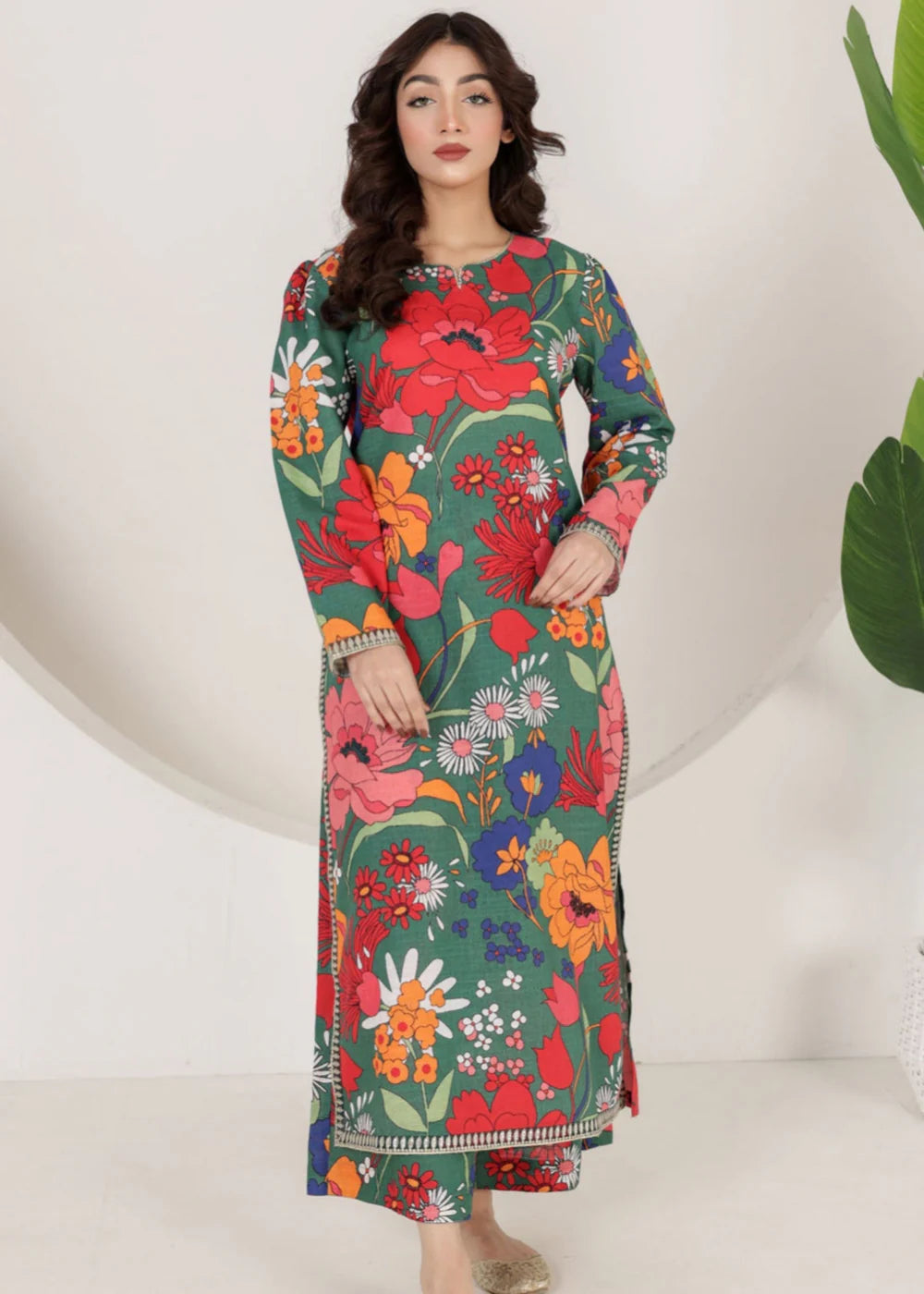 Meena pc-Printed - Haveli