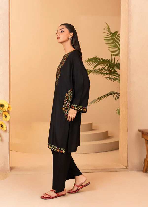 Pocket (Black) 2PC-Embroidered-Haveli