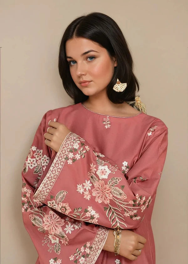 Fabeha 2pc-Embroidered- Haveli
