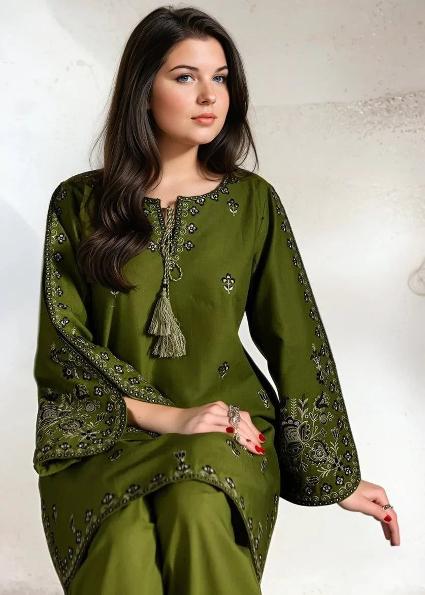 Hijab 2PC-Embroidered-Haveli