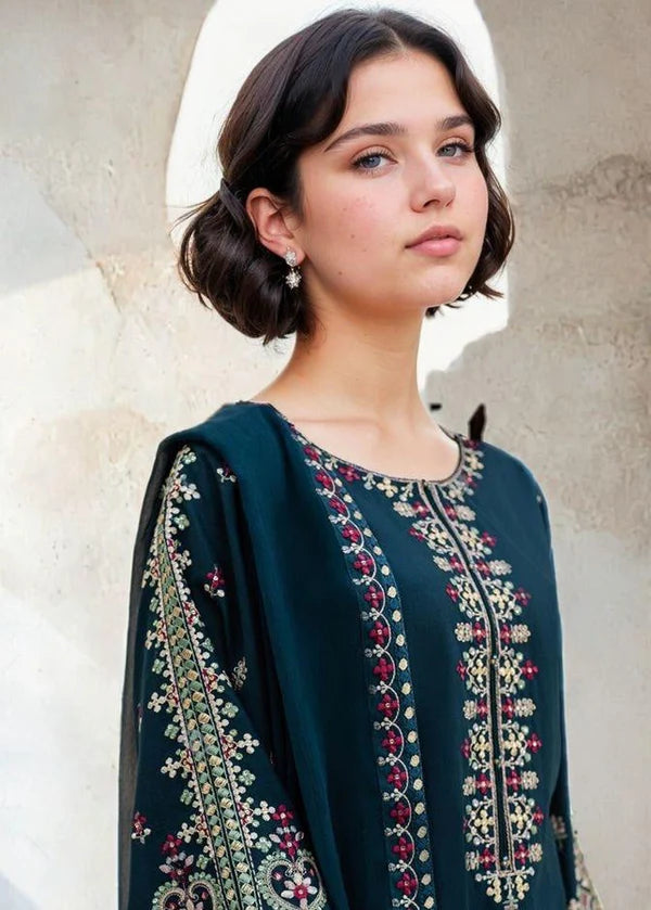 Adab 3PC-Embroidered-Haveli