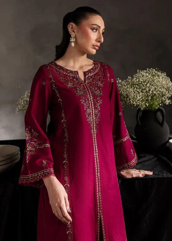 Lush Eyes 2pc-Embroidered- Haveli