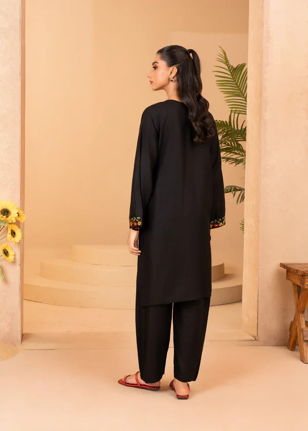 Pocket (Black) 2PC-Embroidered-Haveli