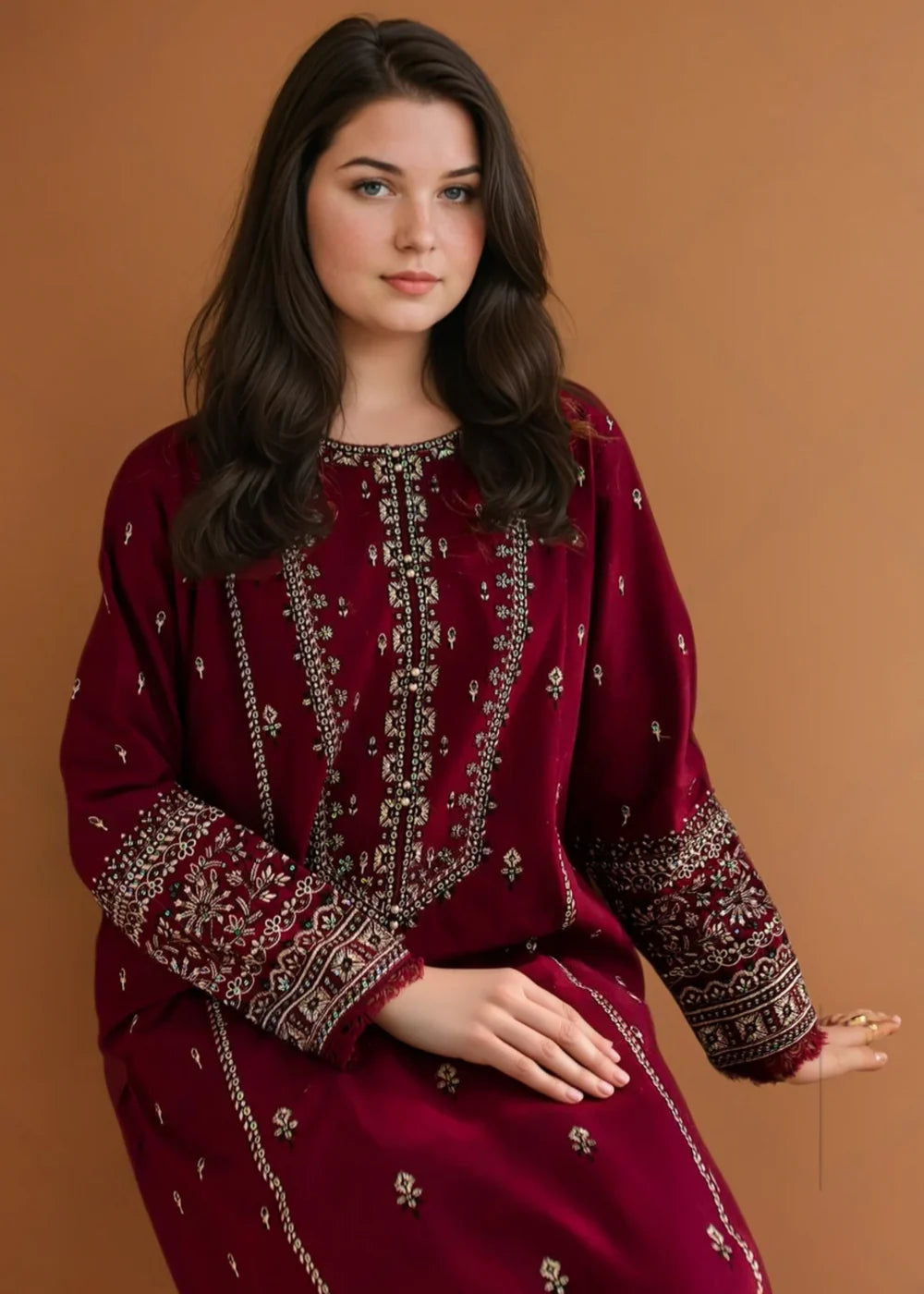 Roohi 2PC-Embroidered-Haveli