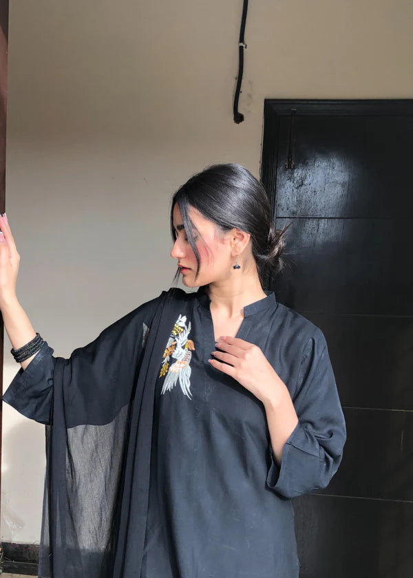 Zoe 2pc-Embroidered- Haveli