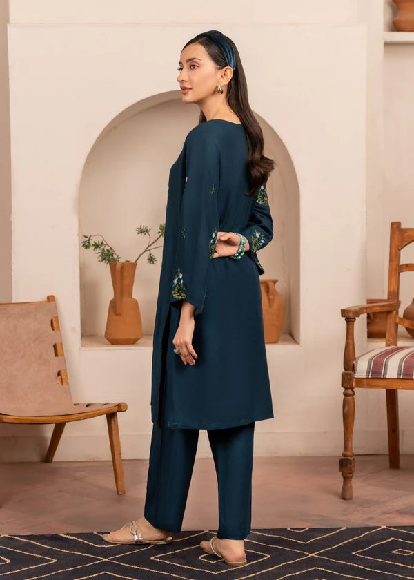 Tulip (teal) 2PC-Embroidered-Haveli
