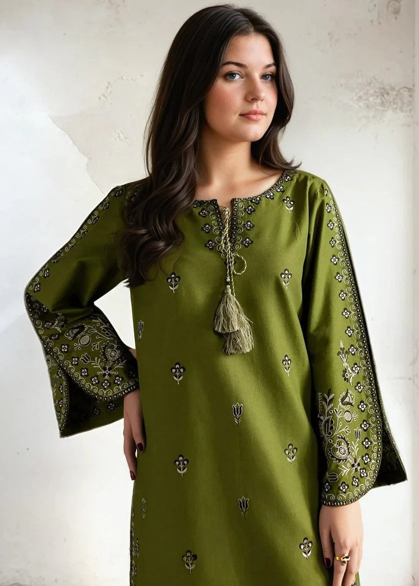 Hijab 2PC-Embroidered-Haveli