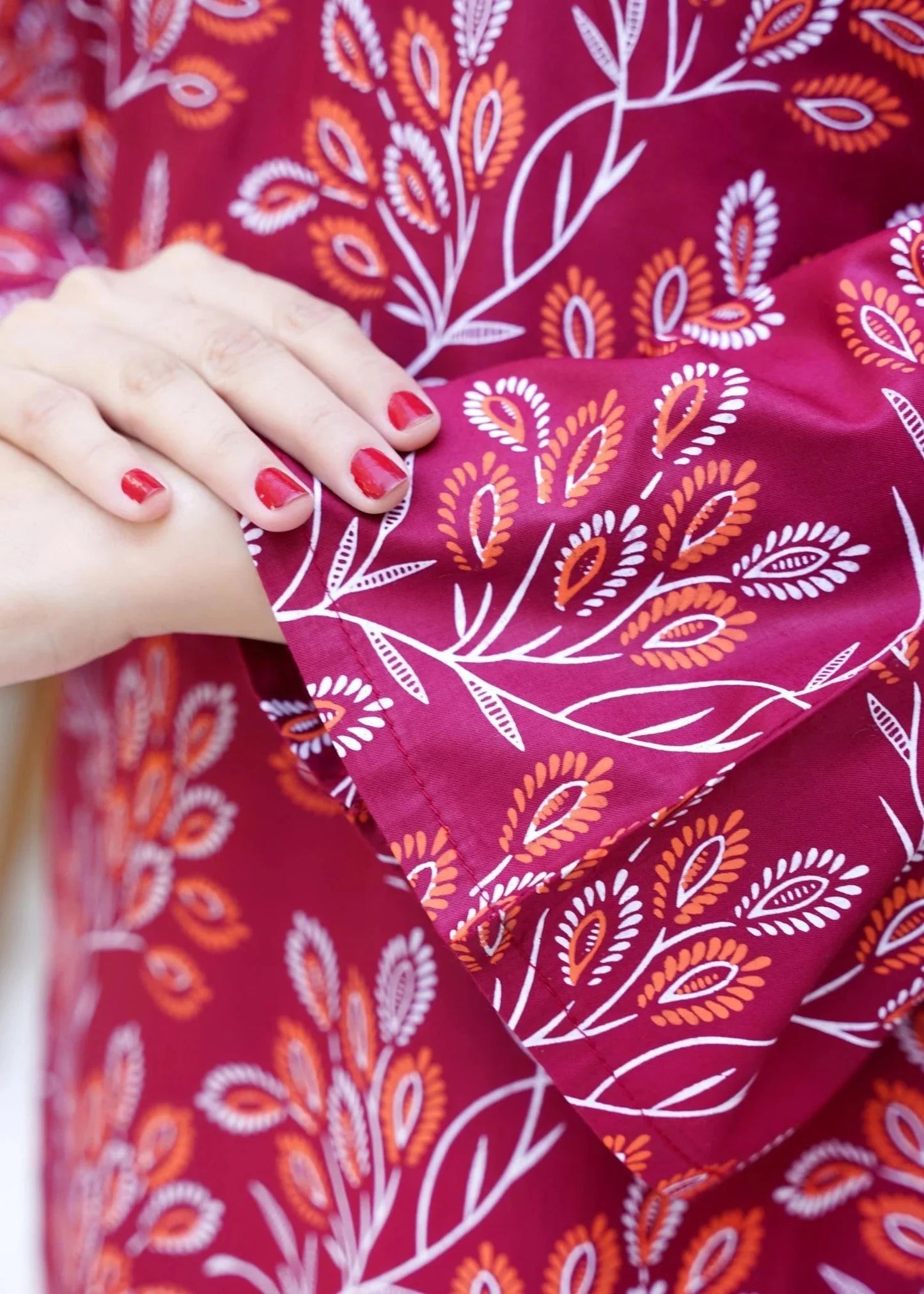 Eden (Maroon) 2PC - Printed