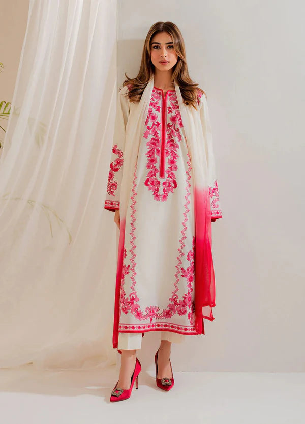 Raya 3pc-Embroidered - Haveli
