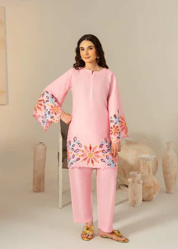 Grace (Pink) 2PC-Embroidered-Haveli