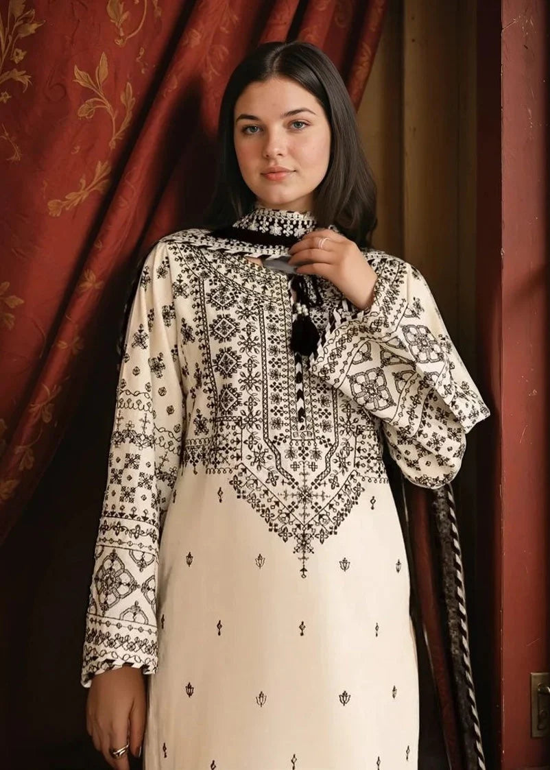 Arfa 3PC-Embroidered-Haveli