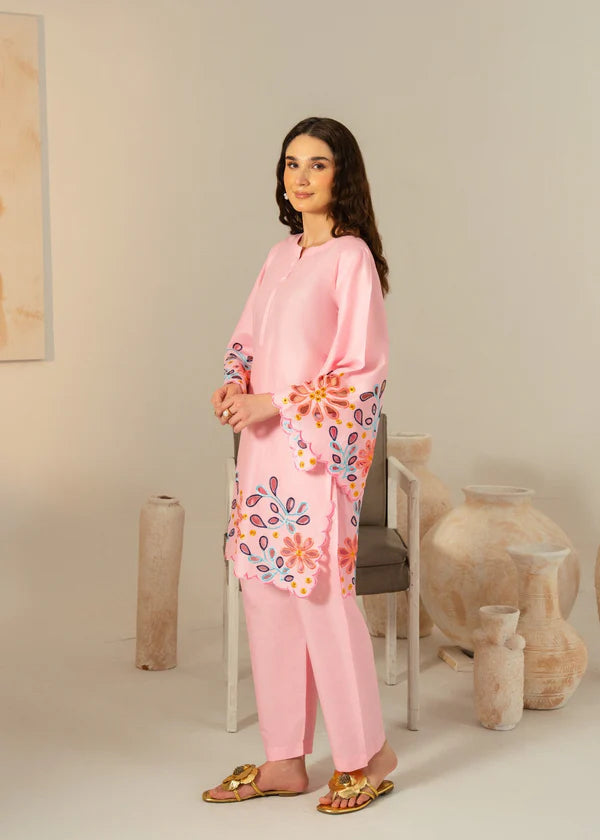Grace (Pink) 2PC-Embroidered-Haveli