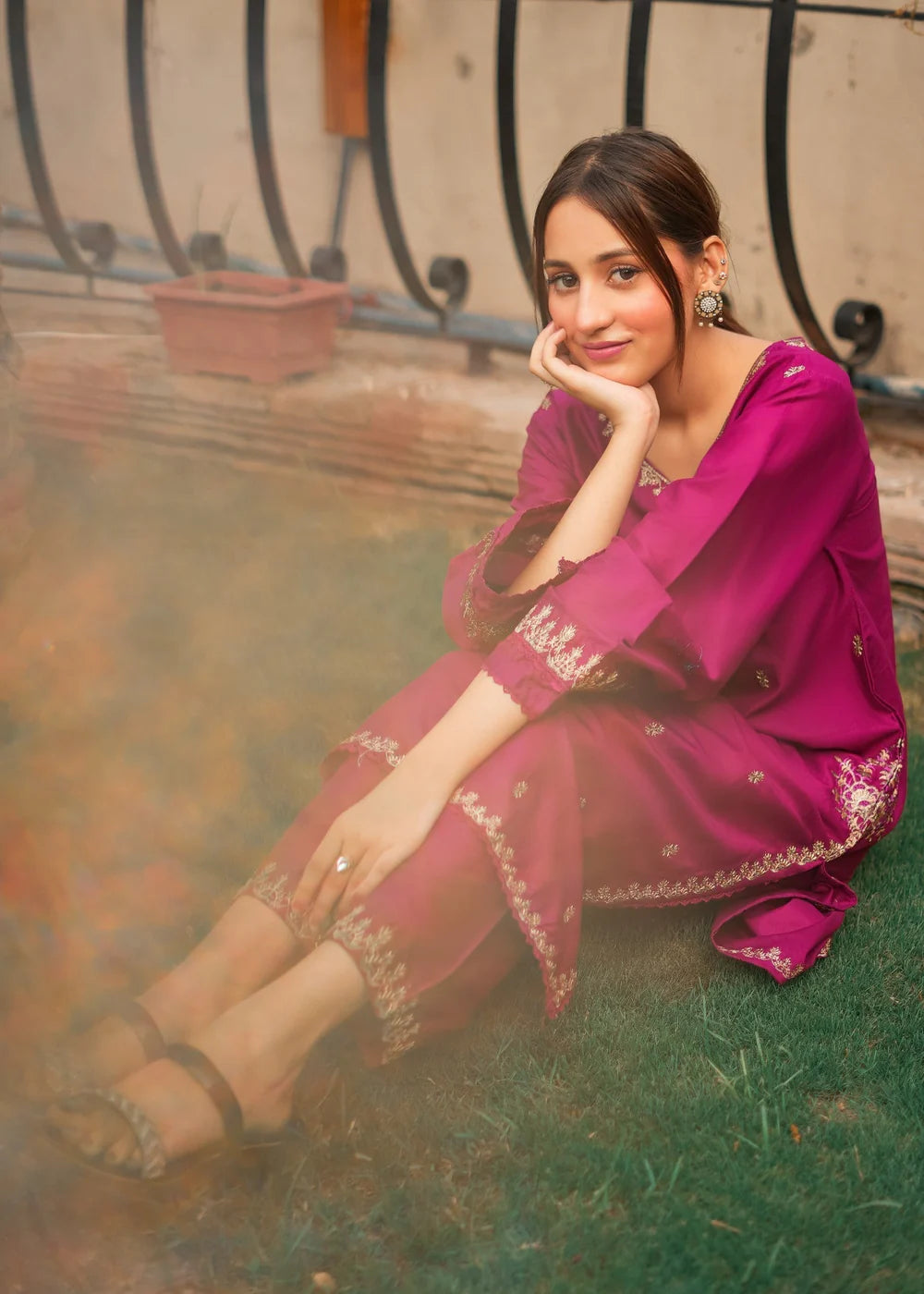 Sapna 2PC-Embroidered-Haveli