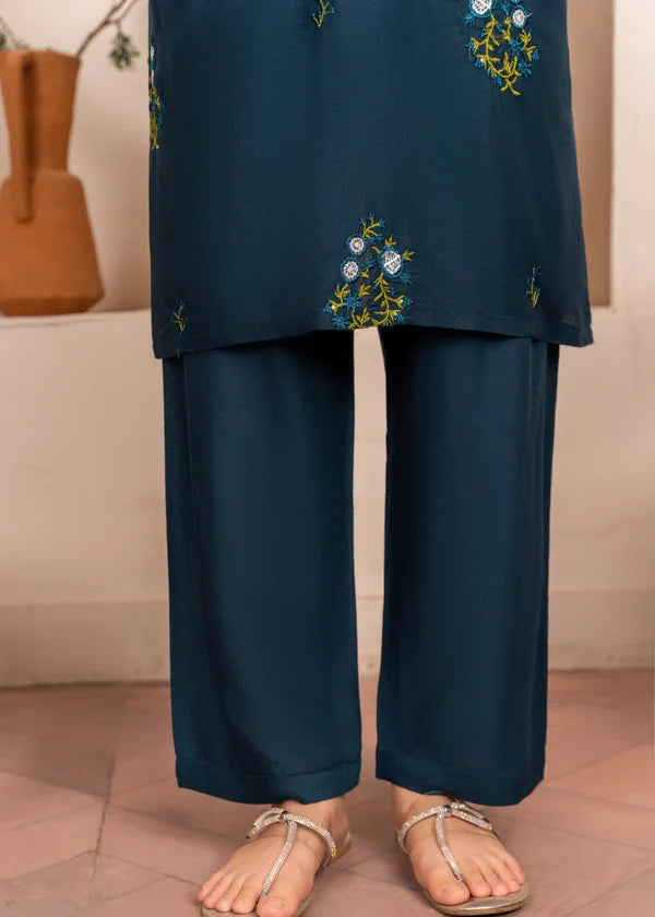 Tulip (teal) 2PC-Embroidered-Haveli