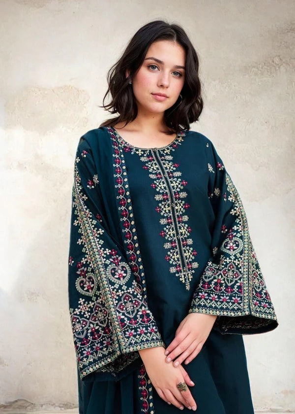 Adab 3PC-Embroidered-Haveli