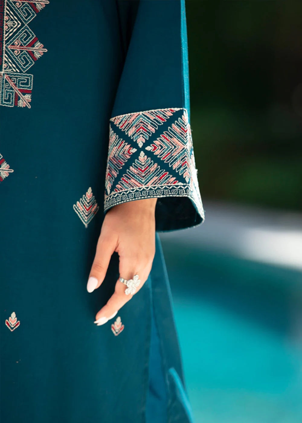 Blink 2pc-Embroidered- Haveli