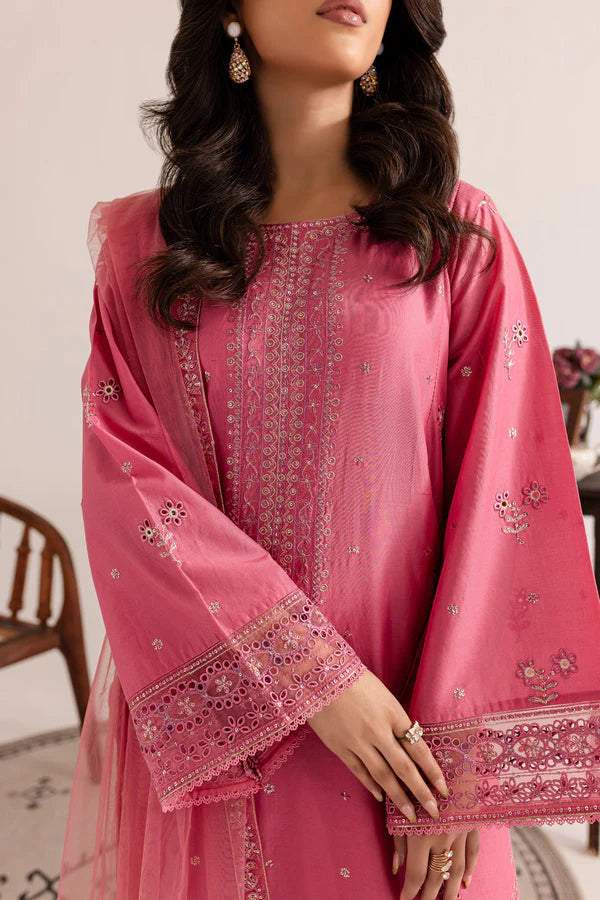 Minahil 3PC - Embroidered
