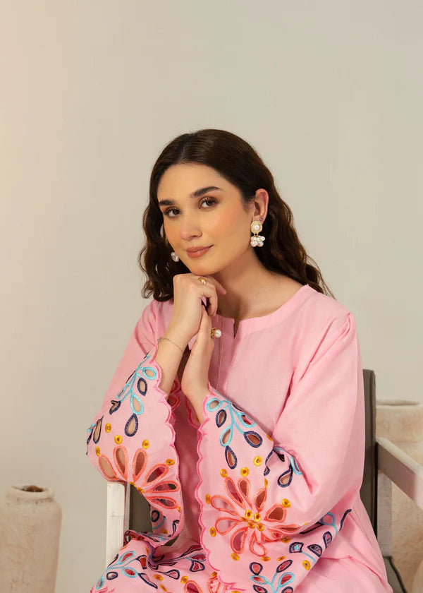 Grace (Pink) 2PC-Embroidered-Haveli