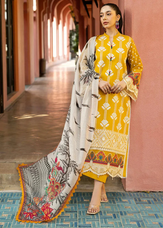 COCO  3PC-Embroidered-Haveli