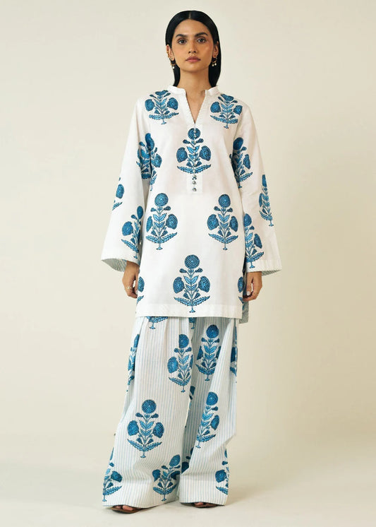 Minsa (Farshi) 2PC-Printed-Haveli