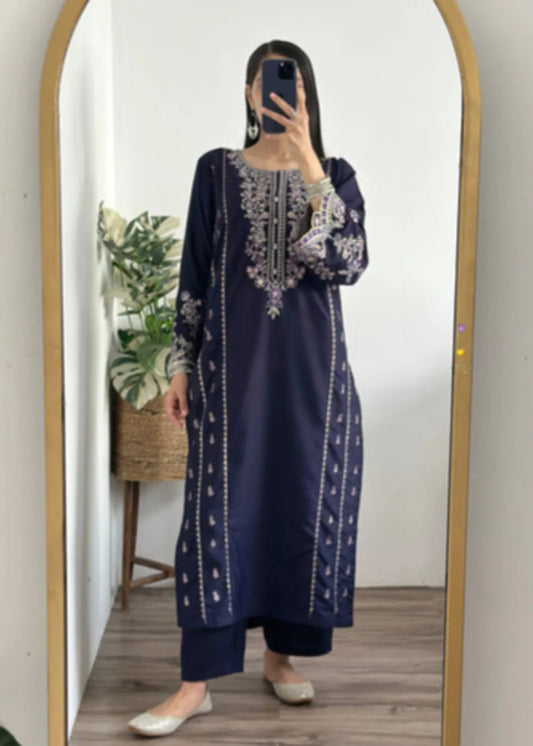 Warda 2PC-Embroidered-Haveli