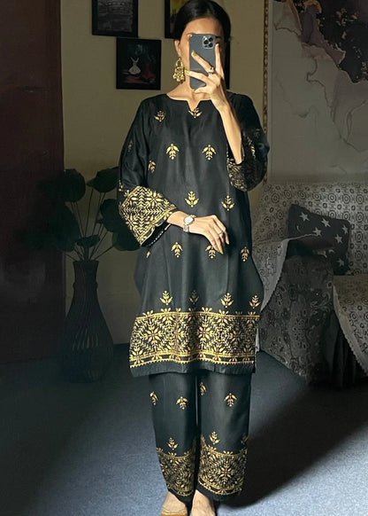 Arrow(Black) 2PC-Printed-Haveli