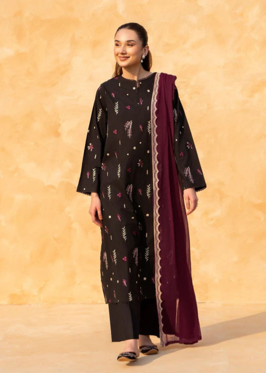 Diana 3PC-Embroidered-Haveli