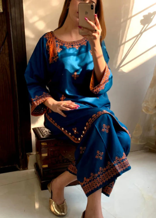 Biya(Zinc) 2PC-Embroidered-Haveli
