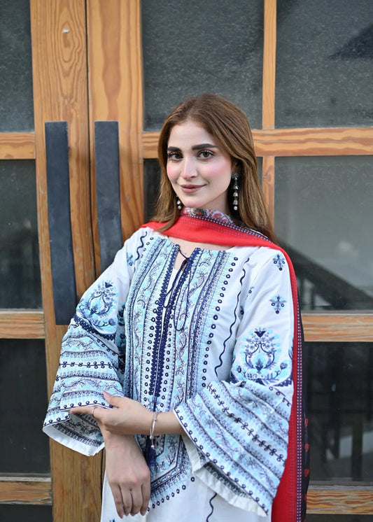 Erah 3PC-Embroidered -Haveli