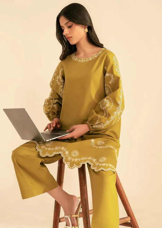 Prishay 2pc-Embroidered- Haveli