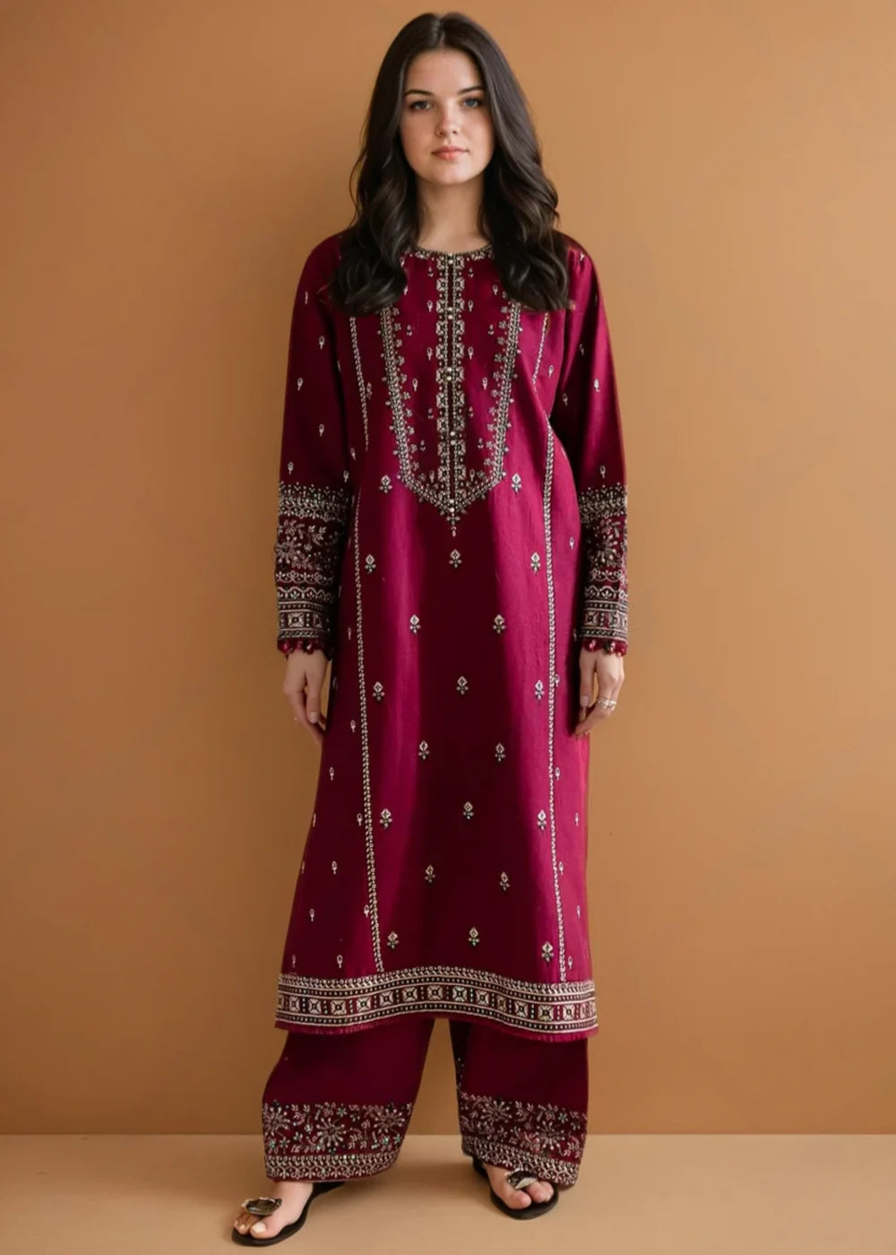 Roohi 2PC - Embroidered