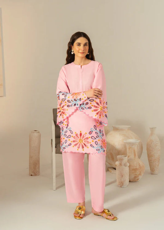 Grace (Pink) 2PC-Embroidered-Haveli