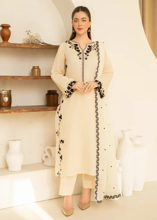 Noor Jahan 3PC - Embroidered
