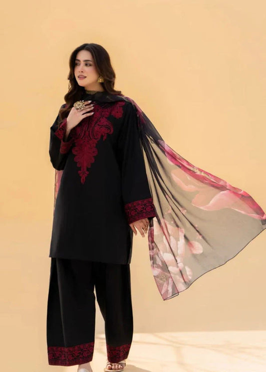 Black Rose 3PC-Embroidered-Haveli