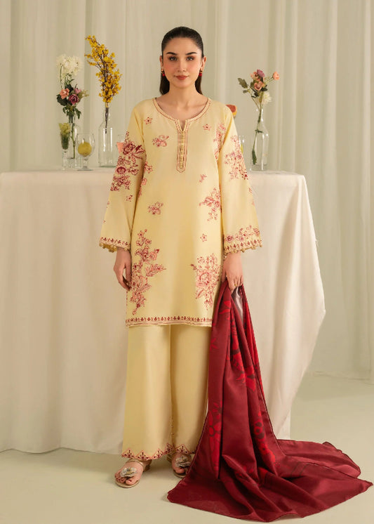 Zawiya  3PC - Embroidered