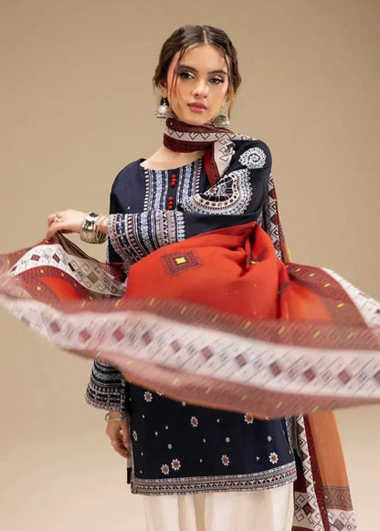 Roha  3PC-Embroidered -Haveli