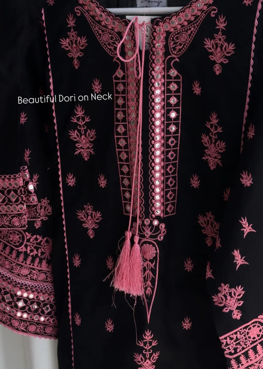 Ajal 2pc-Embroiderd - Haveli