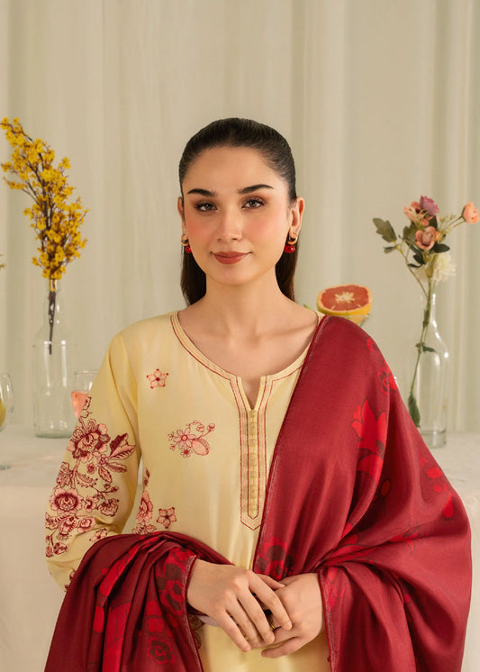 Zawiya  3PC - Embroidered