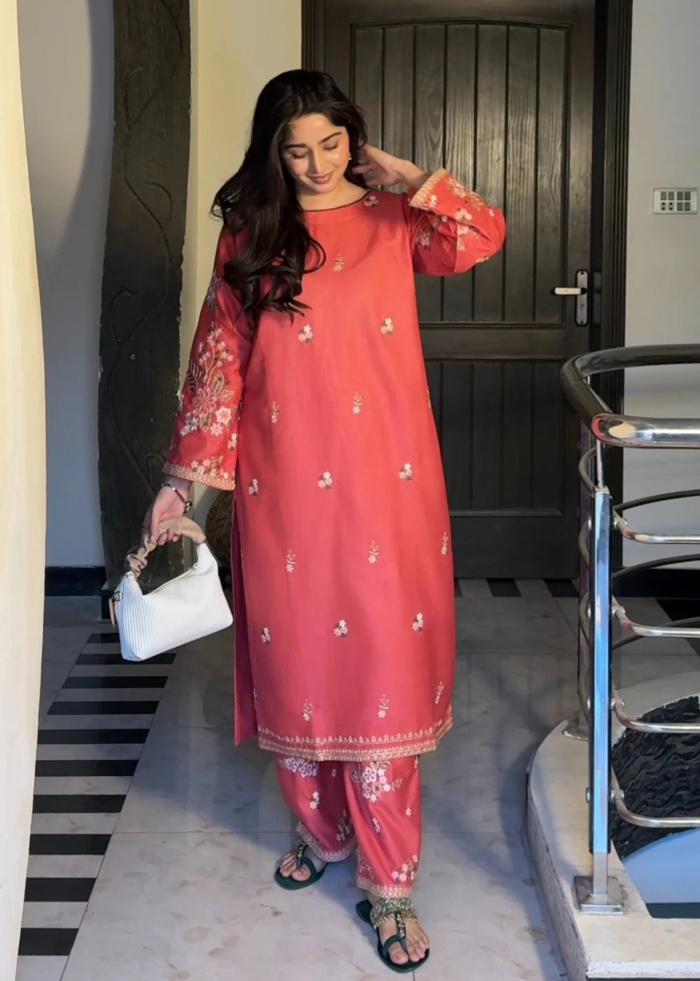 FEB 2pc-Embroiderd - Haveli