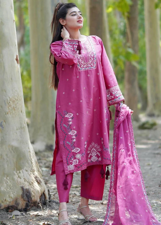 Alishah 3pc-Embroidered - Haveli