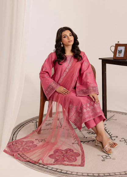 Minahil  3PC - Embroidered