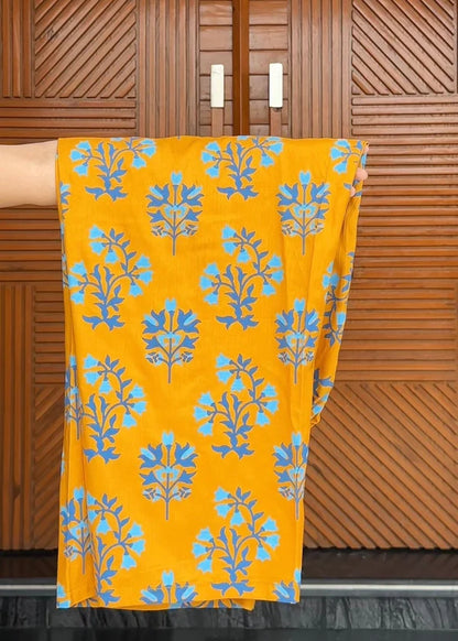 Iris (mustard) 2PC-Printed-Haveli