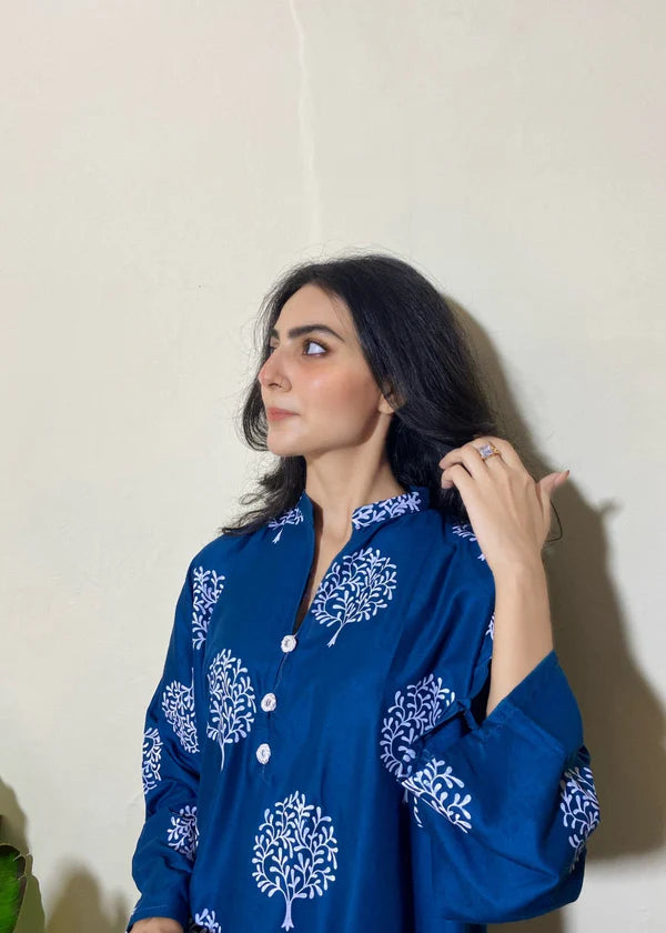 Tree (Zinc) 2PC-Printed-Haveli