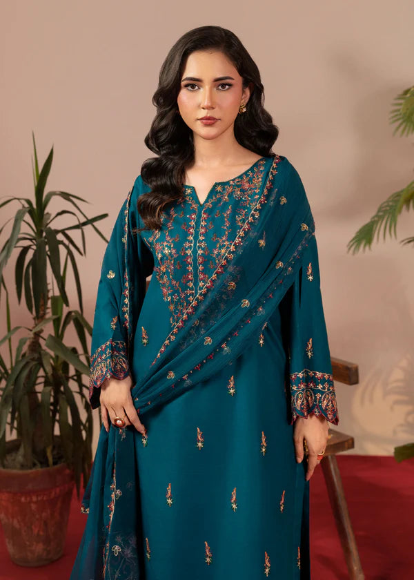 Parsa Zinc 3PC - Embroidered