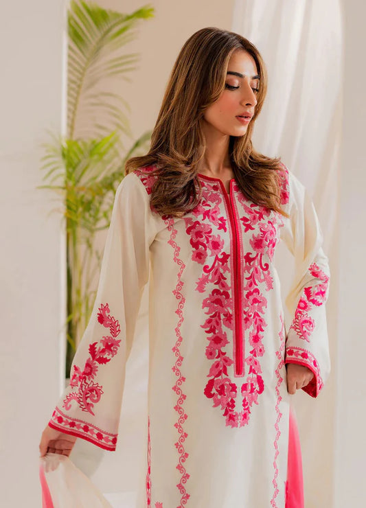 Raya 3pc-Embroidered - Haveli