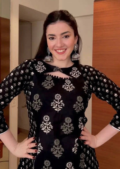 Ace (Black) 2PC-Printed-Haveli